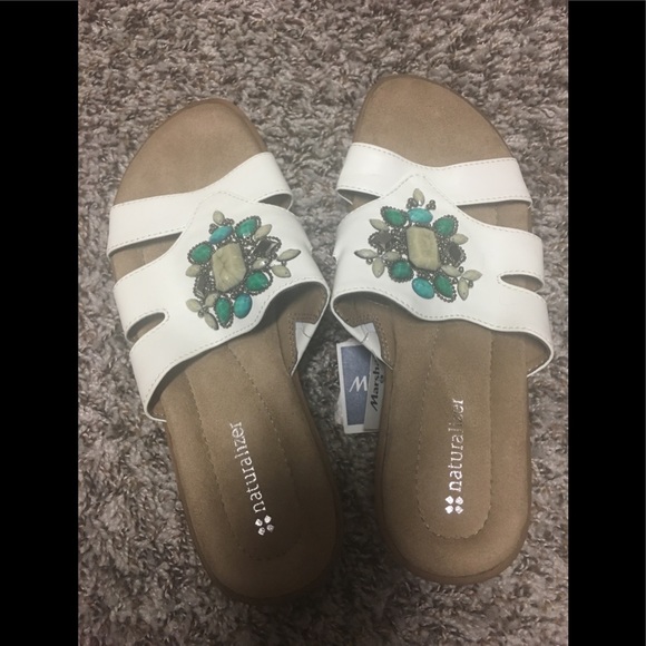 new Naturalizer beaded women sandals size 7.5 - Picture 2 of 4